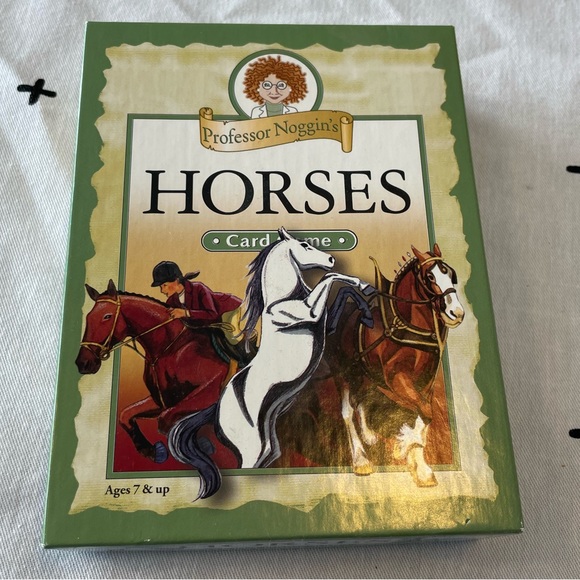 Rare Professor Noggin game w/ theme of Horses. Opened/never used. Out of print. - Picture 1 of 7